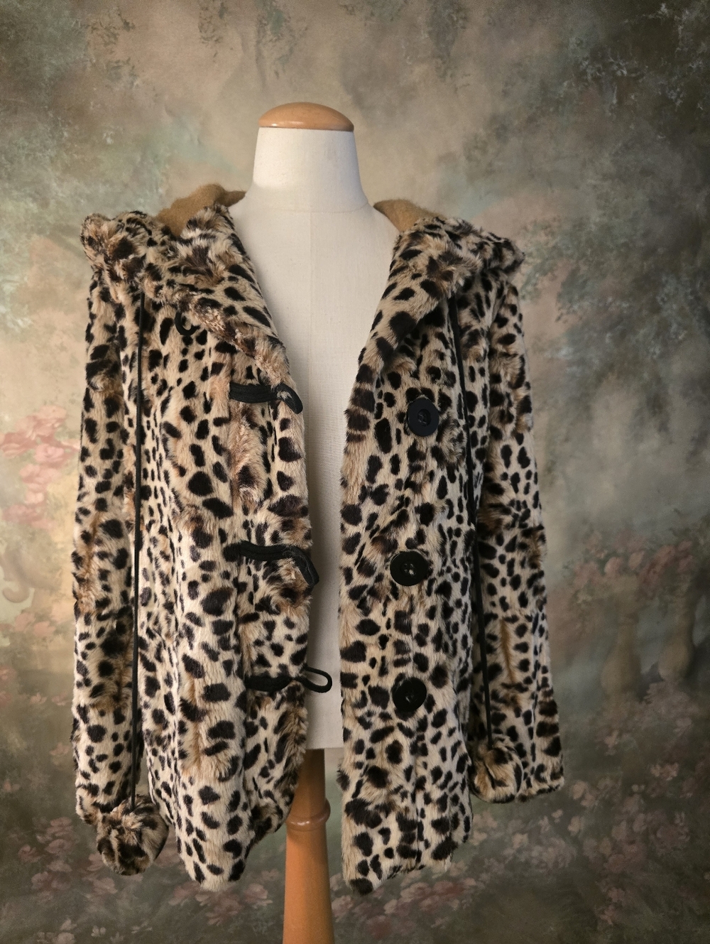Outdoor Edition By Parkhurst Faux Fur Hooded Jacket Mob Wife Aesthetic S - Picture 7 of 15
